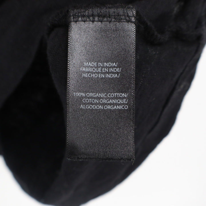Reaction Kenneth Cole Black Organic Cotton Crew Neck T-Shirt Medium