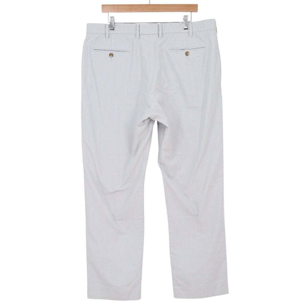 J.Crew Pants Mens 38x32 Bowery Classic Fit Light Blue Oxford Cotton Excellent