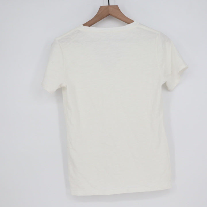 American Giant Women's Classic Cotton V-Neck Tee Size S Made in USA