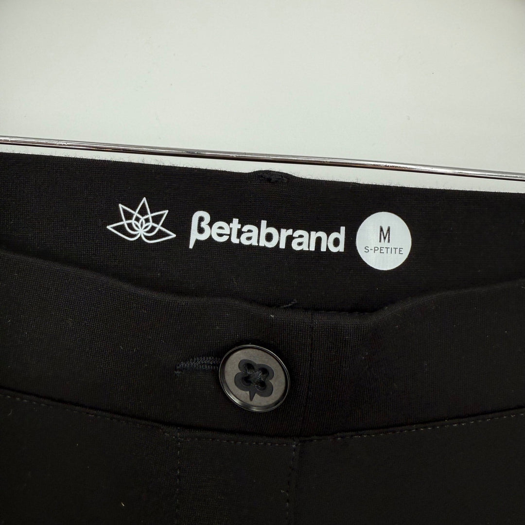 Betabrand Black Dress Pants Petite Medium Stretch Career Casual
