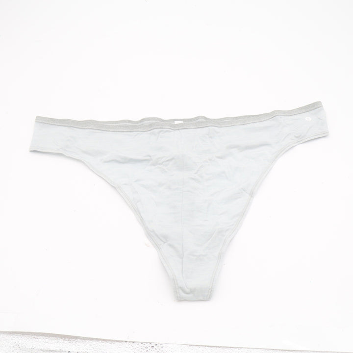 Allbirds Trino Thong Underwear Peppercorn Blue XXXL Merino Wool Tencel UTWPPI06