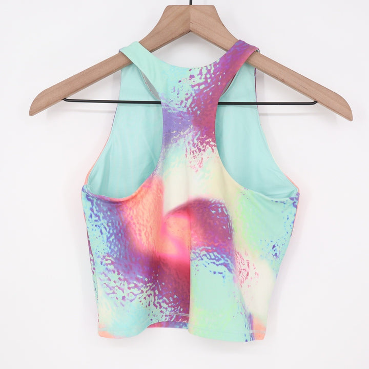 DSG Girls Momentum Shelf Bra Tank Top Ice Cave Multi L 14
