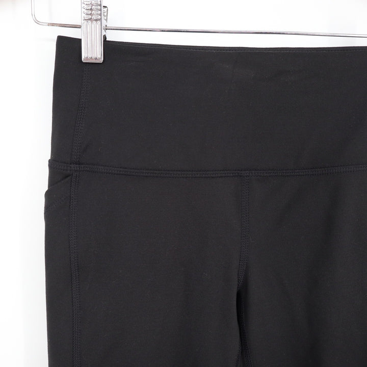 DSG Womens Momentum Crop Leggings Pure Black High Rise XS