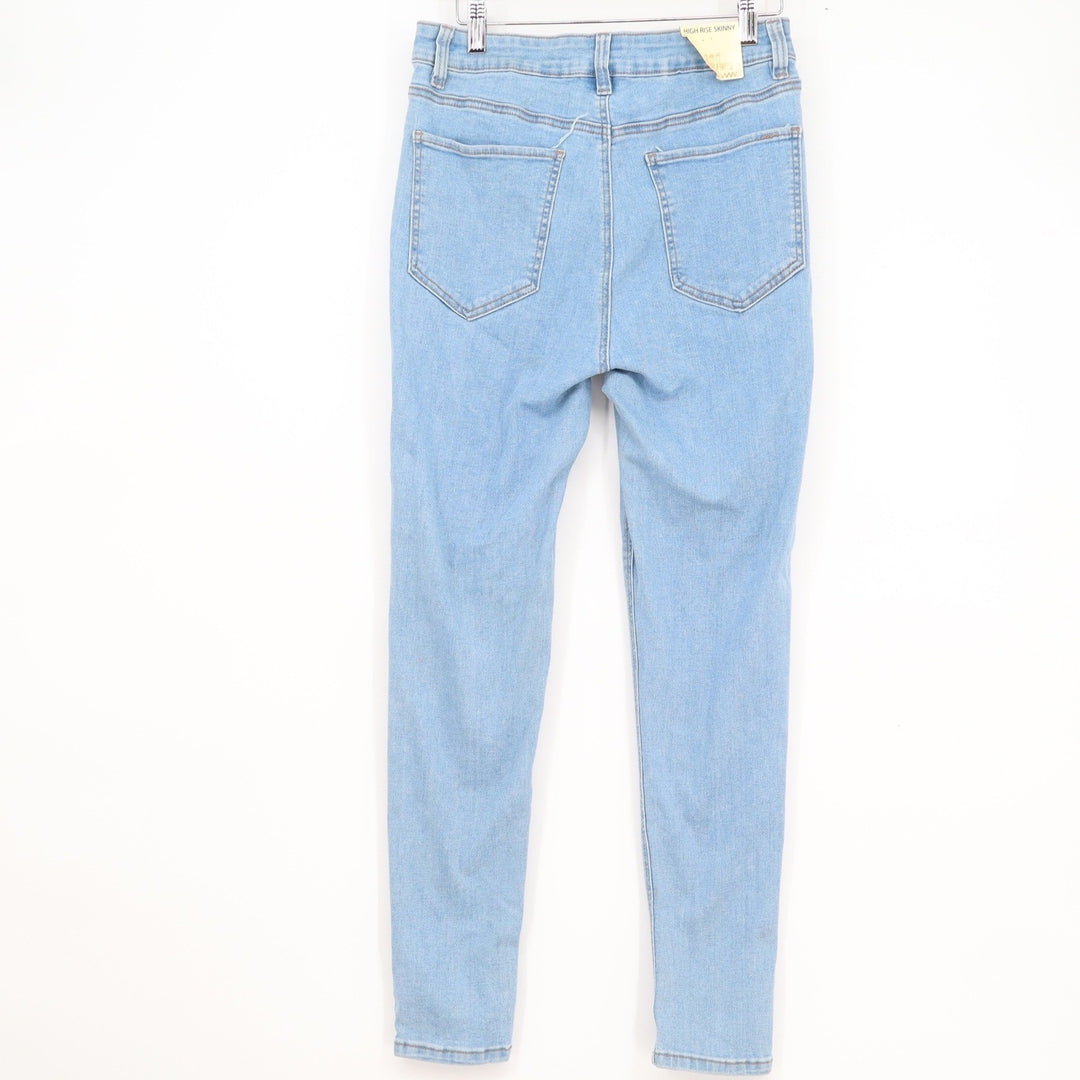 Skinny Fries Womens High Rise Sculpted Skinny Jeans Light Blue Size 13 NWT
