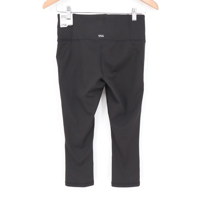 DSG Womens Momentum Capri High Rise Leggings Pure Black Small NWT