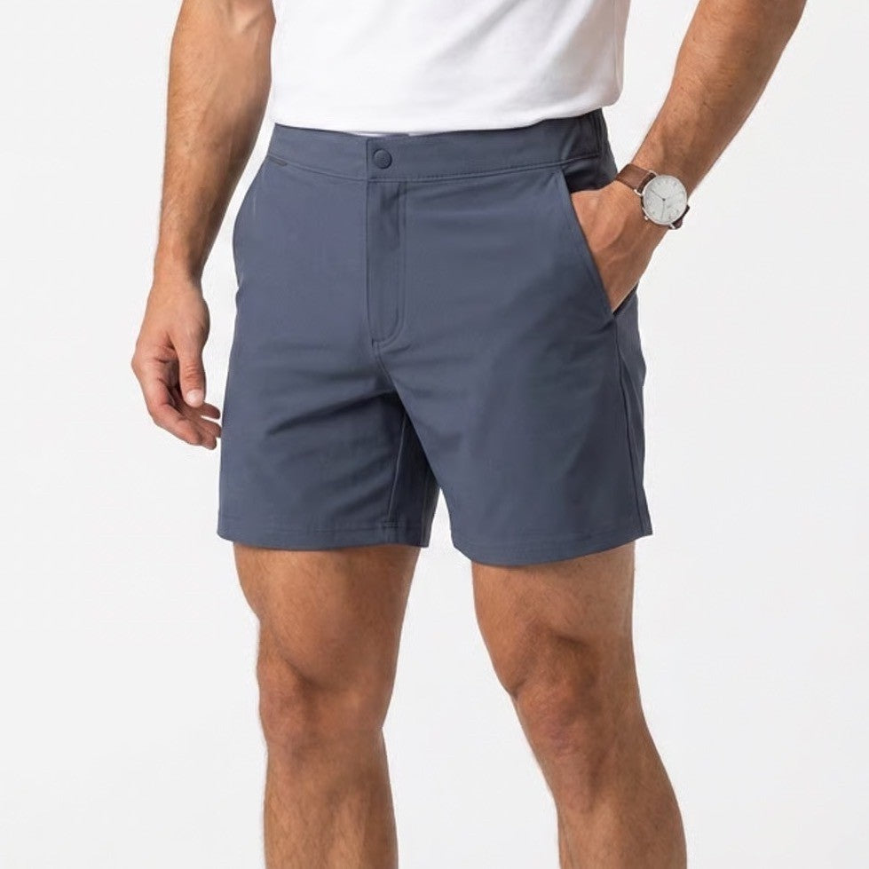 VRST Mens Resort Short Indigo Blue Relaxed Fit Quick Dry Stretch Size L