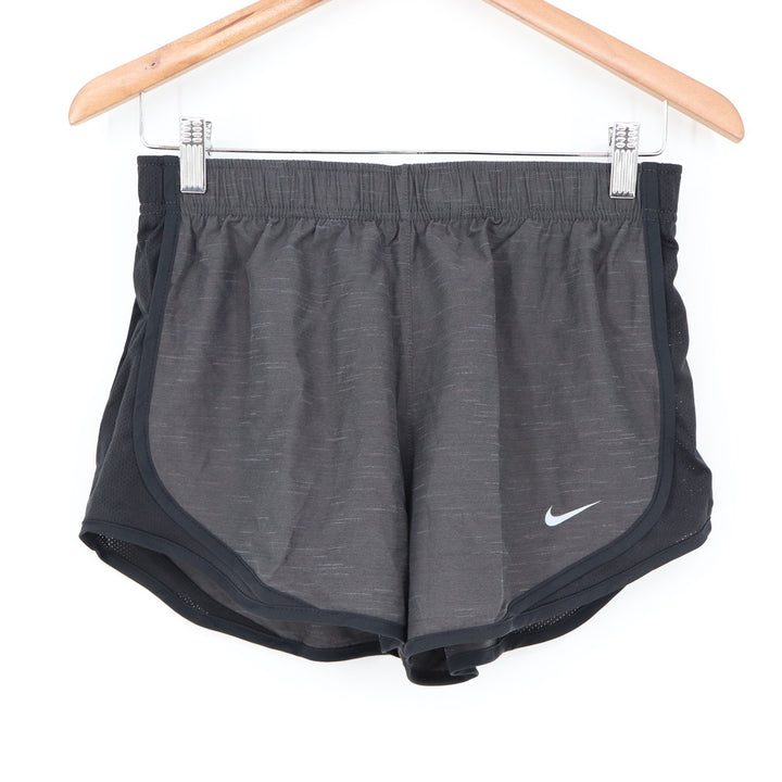 Nike Womens Dri-FIT Tempo Running Shorts Gray Black Small