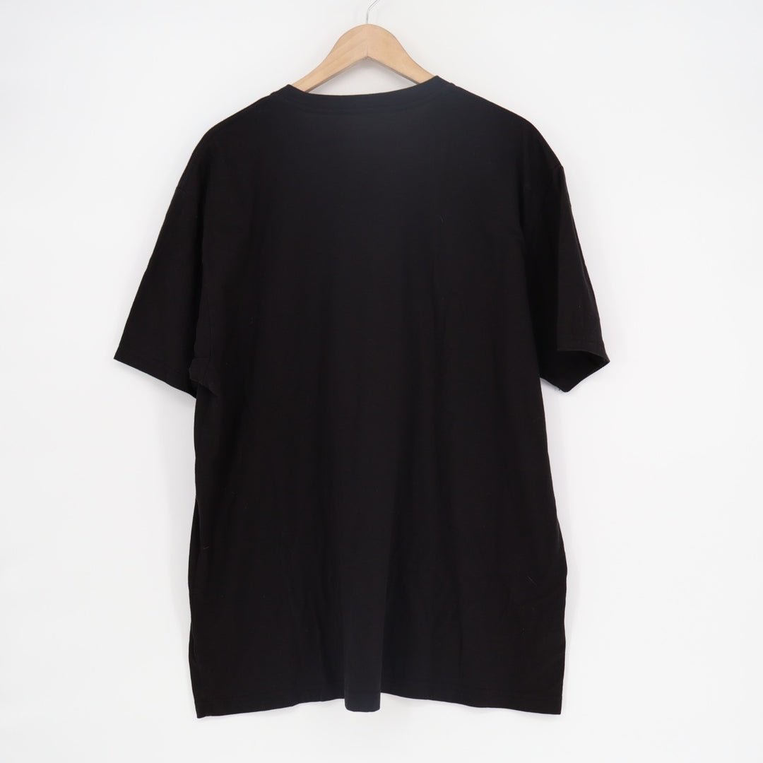 Fresh Clean Threads T-Shirt Men 2XL Black Cotton Crew Neck Short Sleeve Pullover