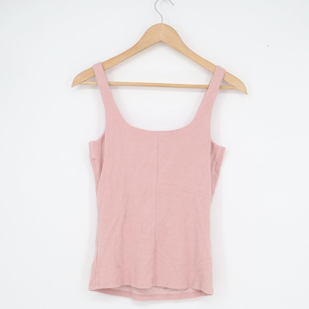 RW&CO Womens Pink Scoop Neck Sleeveless Textured Tank Top Size XS