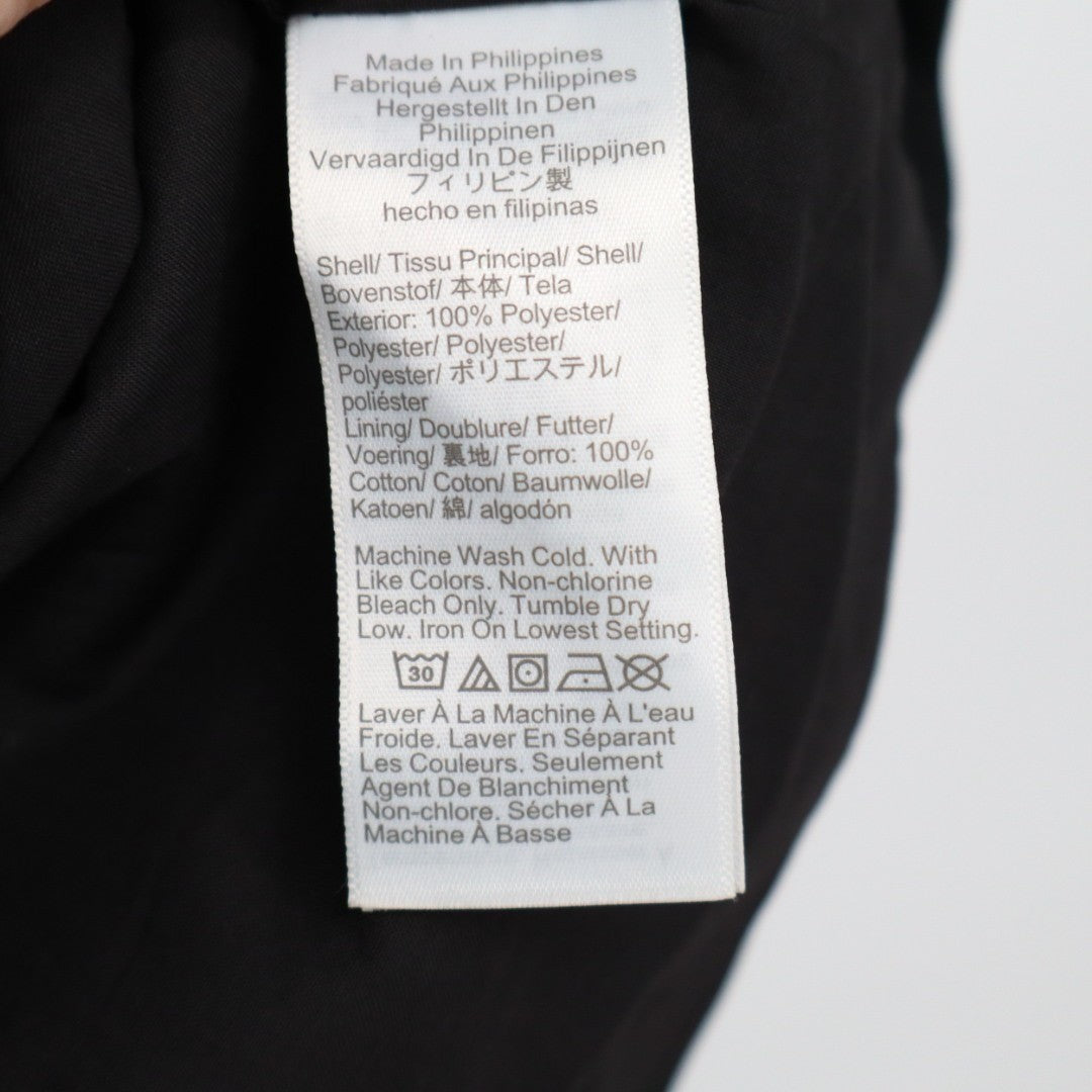 Madewell Cutaway Long Vest Womens 0 Jet Black Button Front Business Formal Wear
