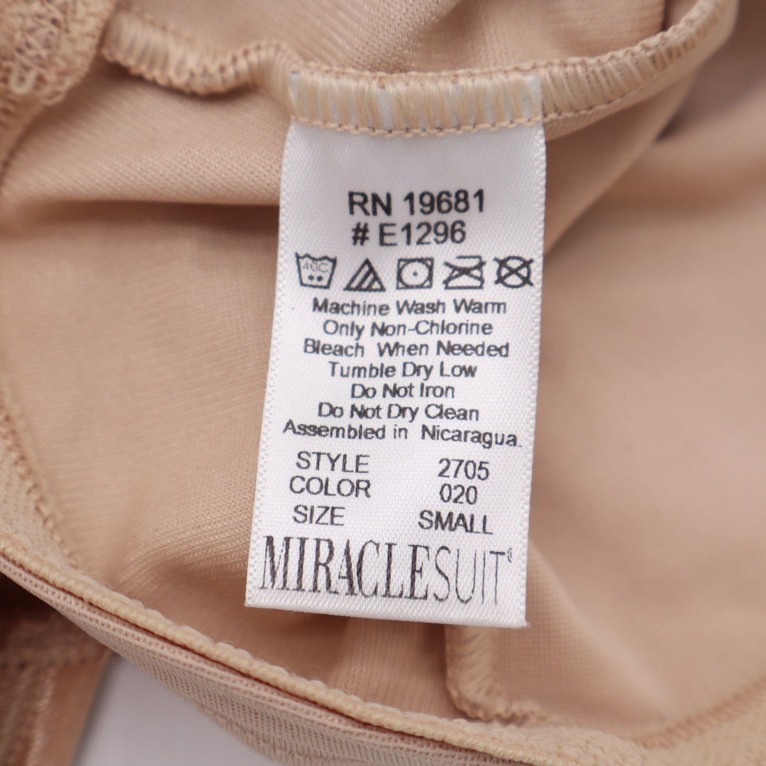 Miraclesuit Shape With An Edge High-Waist Shaping Brief Womens S Beige Stretch