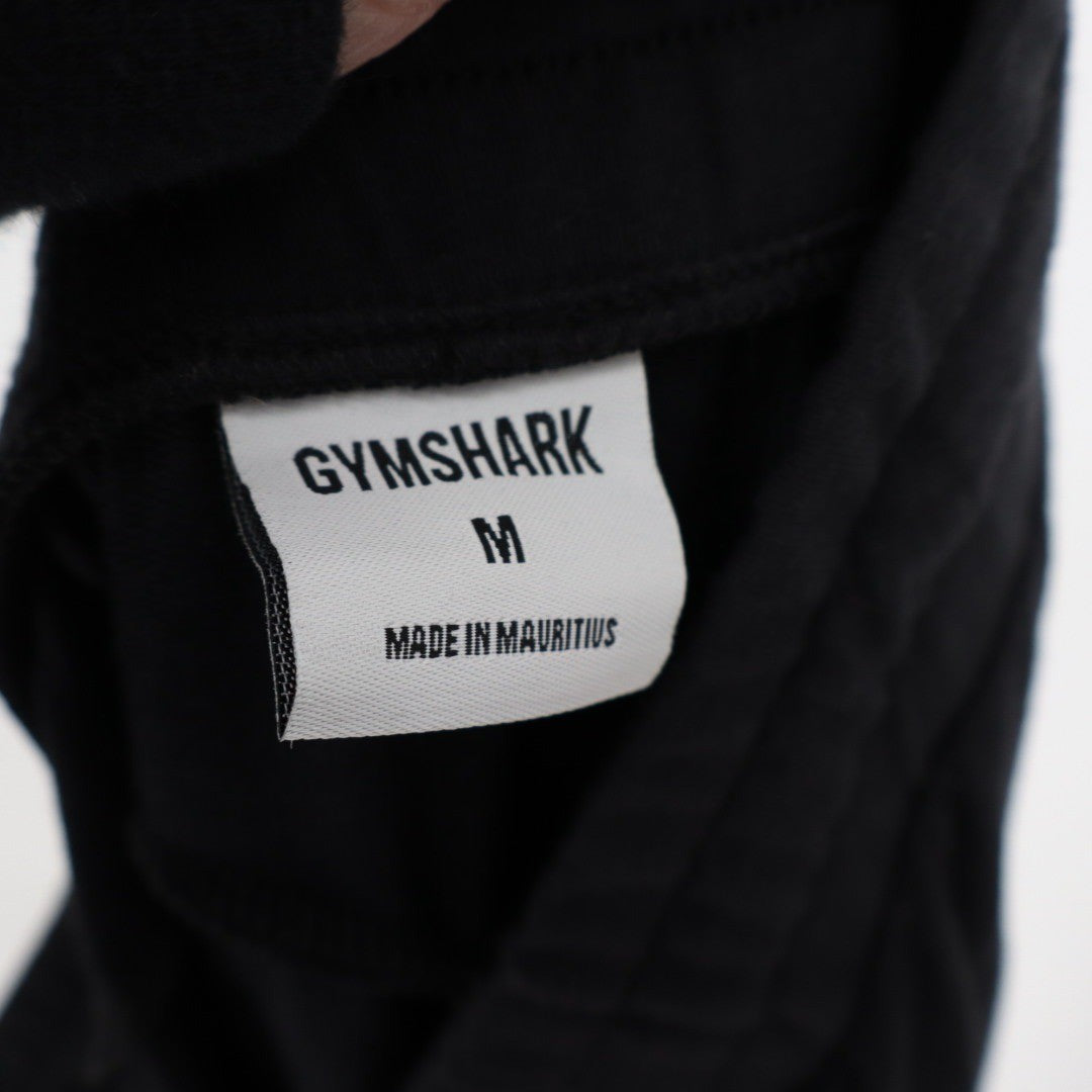 Gymshark Joggers Black Sweatpants Size M Logo Detail Athletic Comfort