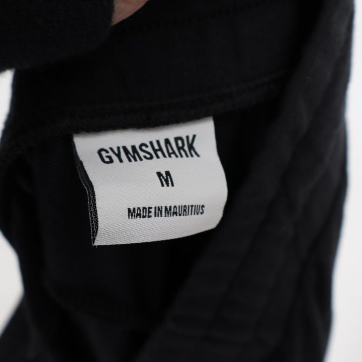 Gymshark Joggers Black Sweatpants Size M Logo Detail Athletic Comfort