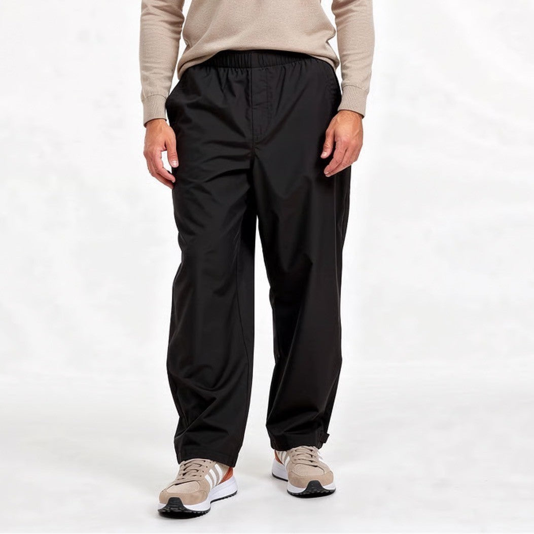 Walter Hagen Mens XXL Black Golf Rain Pants Elastic Waist Adjustable Leg Hem