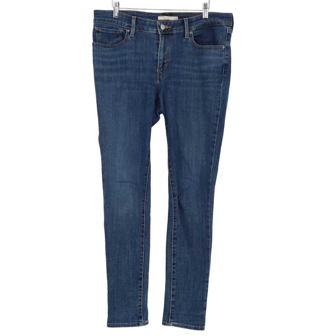 Levis 711 Skinny Jeans Womens 31 Blue Mid Rise Stretch Denim DVA 950