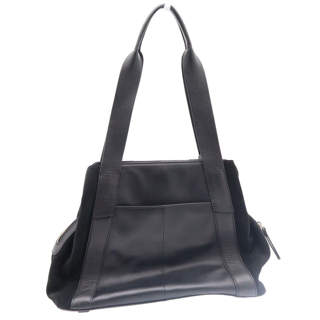 Radley London Tote Bag Womens Large Black Leather Suede Mixed Media Excellent