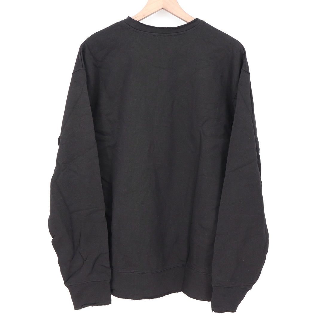 Naked Wardrobe Black Crewneck Sweatshirt and Joggers Lounge Set M