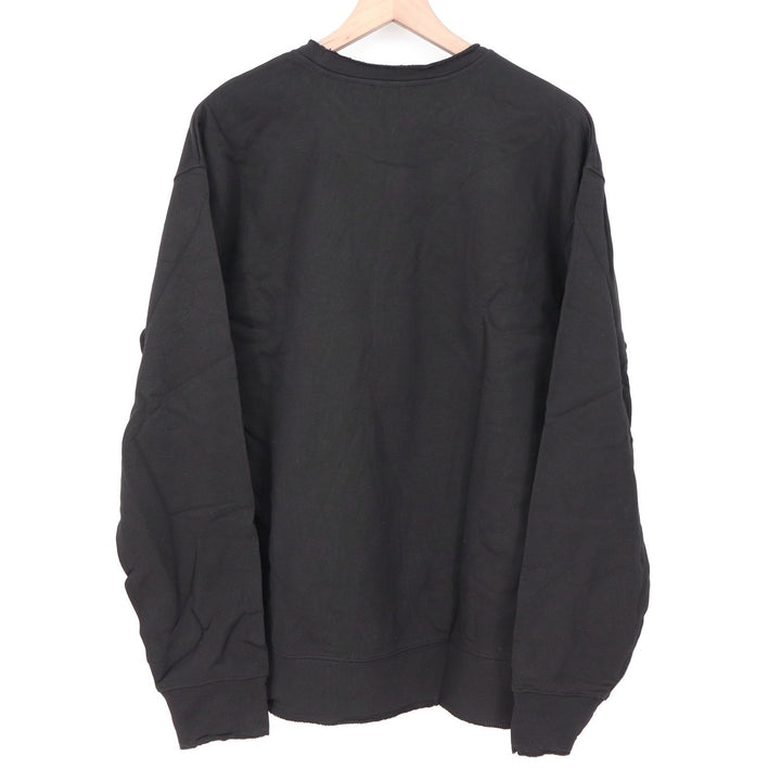 Naked Wardrobe Black Crewneck Sweatshirt and Joggers Lounge Set M