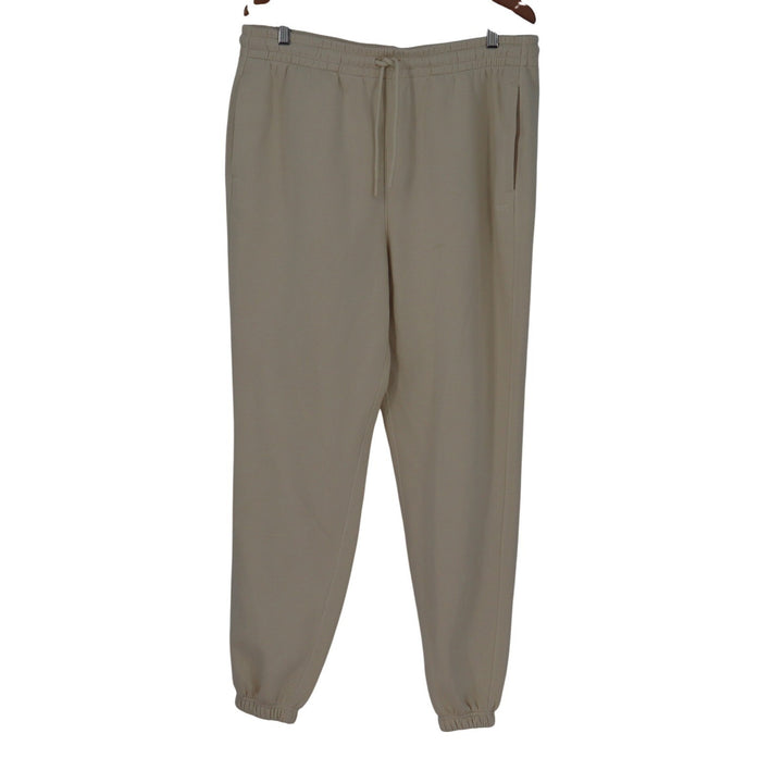 DSG Mens Classic Fleece Cinch Pant Joggers Light Sand XL New
