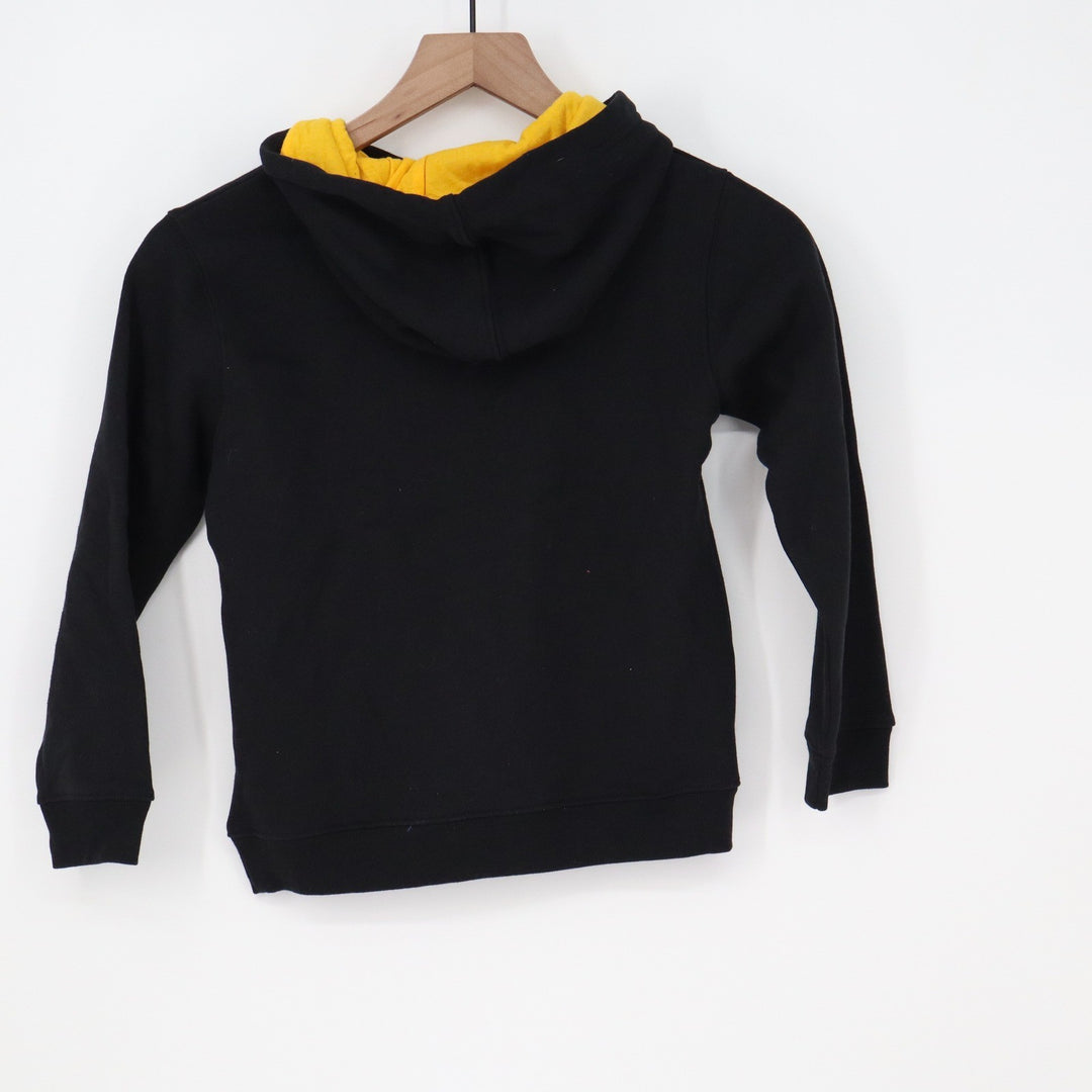 NFL Team Apparel Kids Pittsburgh Steelers Black Gold Hoodie Size 7