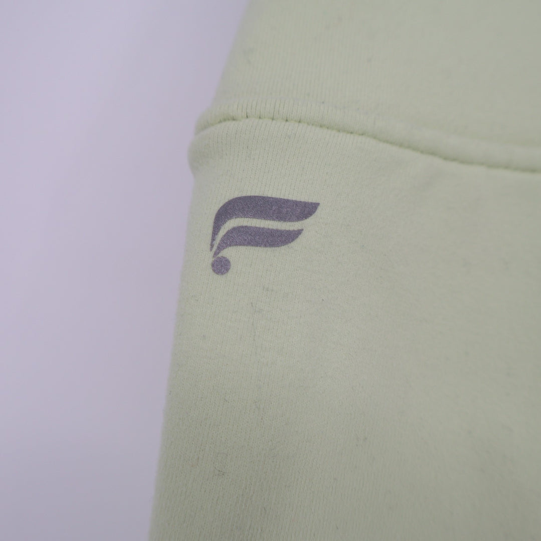 Fabletics PowerHold Athletic Shorts Womens Lime Green High Waist Mid Rise