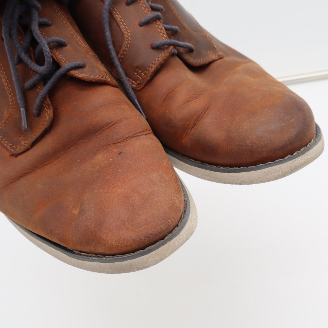Timberland Oxford Mens 10 A11IW Brown Leather Lace Up Casual Good