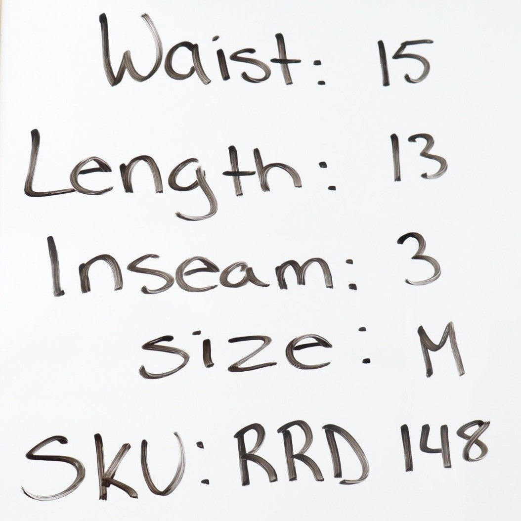 Universal Thread Good Athletic Shorts Womens M Black Slash Pockets Elastic Waist