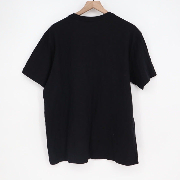 AMERICAN GIANT Black Cotton Crew Neck T Shirt Made in USA XL