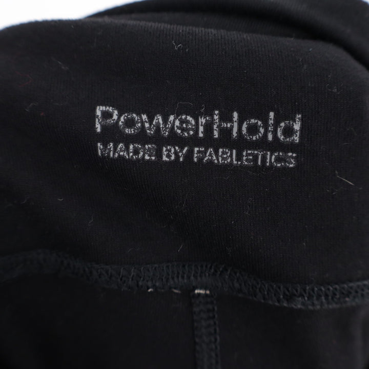 Fabletics PowerHold Leggings Womens M Black Performance Running High Waist Yoga