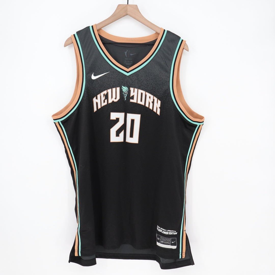 Nike New York Liberty Sabrina Ionescu 20 Explorer Edition Jersey Black XXL