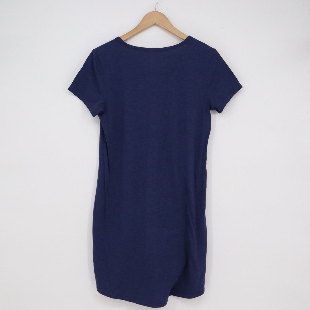 Victorias Secret Navy Blue Glitter Logo Sleep Shirt Nightgown Mens Size M