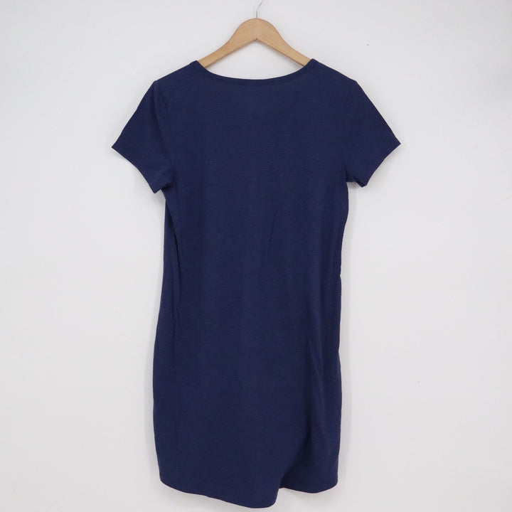 Victorias Secret Navy Blue Glitter Logo Sleep Shirt Nightgown Mens Size M