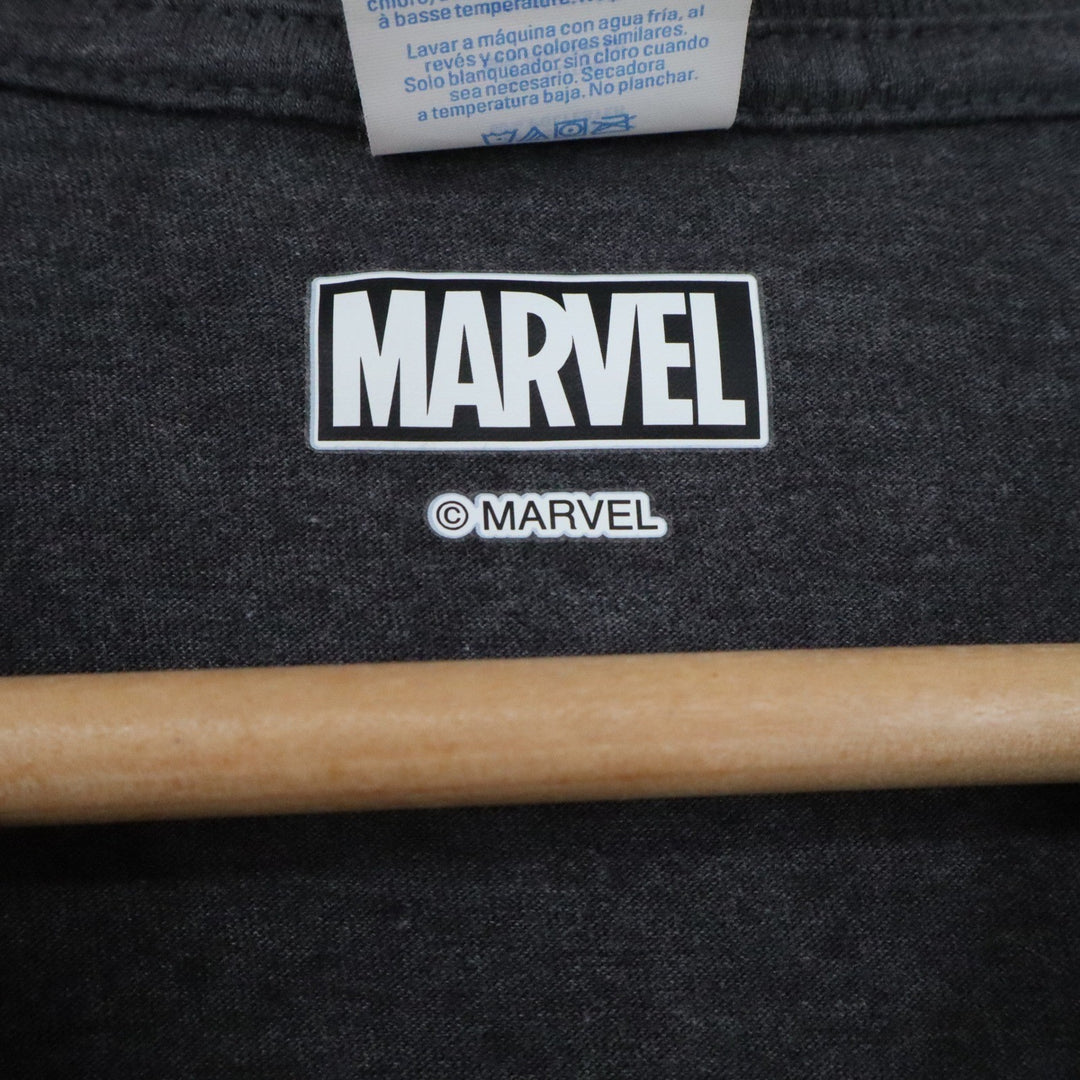 Marvel Port & Company I Teach Future Super Heroes Teacher T-Shirt Charcoal S