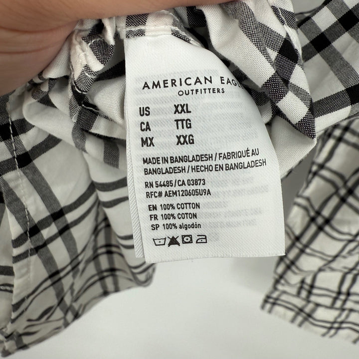 American Eagle Outfitters XXL Plaid Shirt Long Sleeve Classic Fit