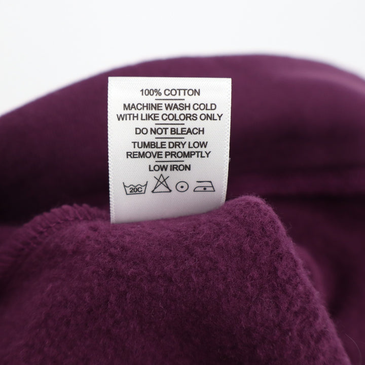 American Giant Midweight Hoodie Womens L Blackberry Wine Cotton Kangaroo Pocket