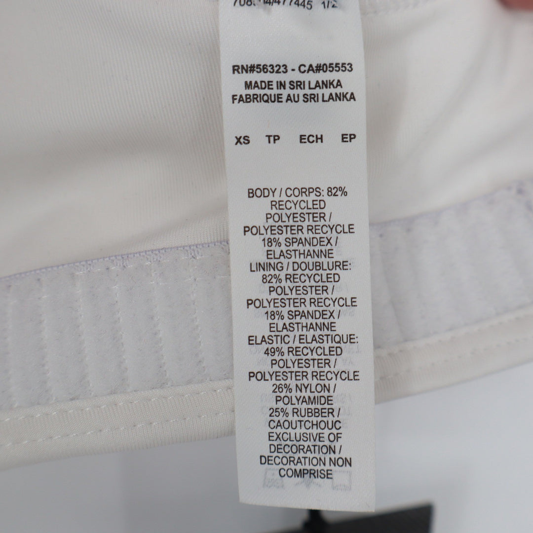 Nike Womens Swoosh Medium Support Non-Padded Sports Bra White XS