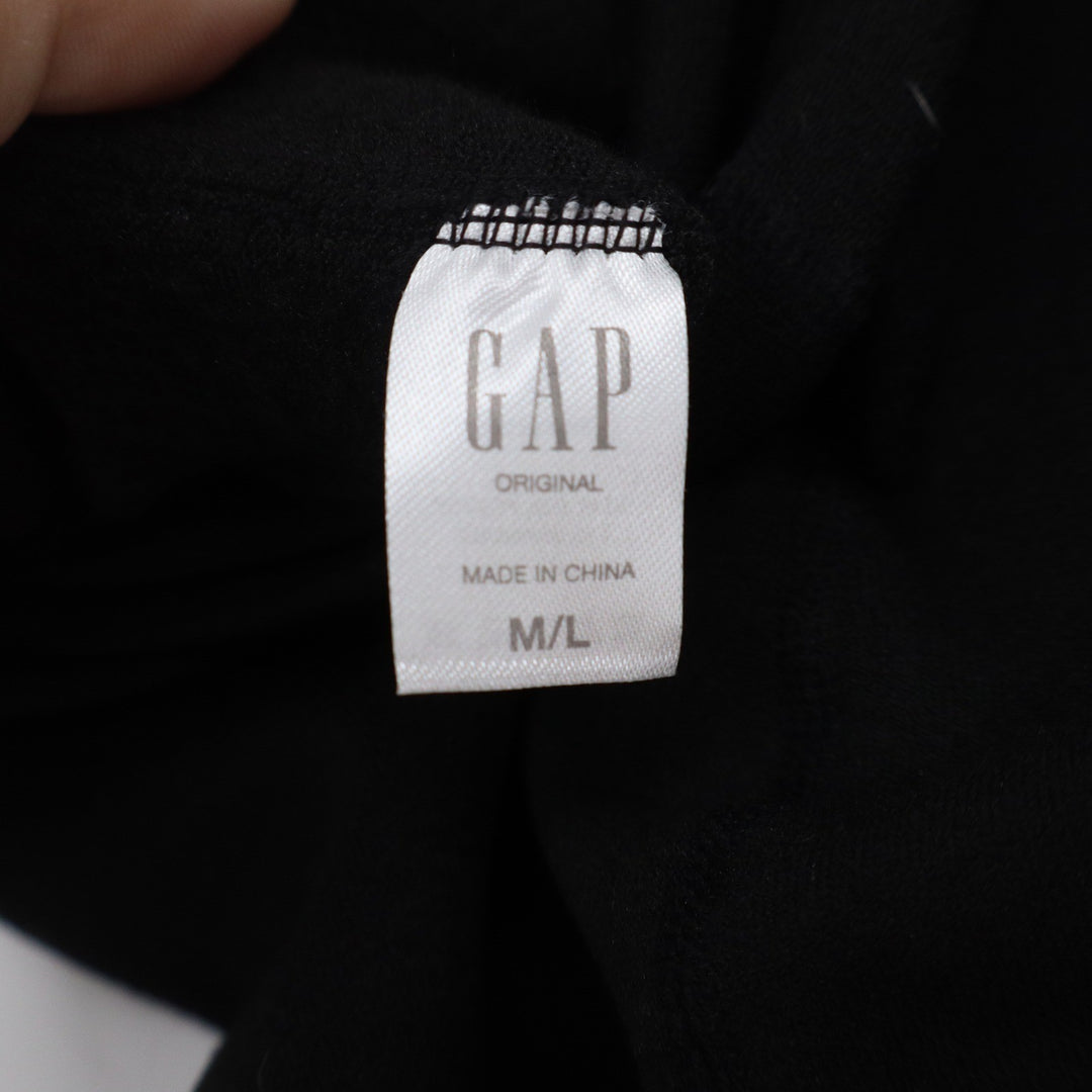 Gap Original Black Leggings M/L Solid High Waisted Full Length Polyester Spandex