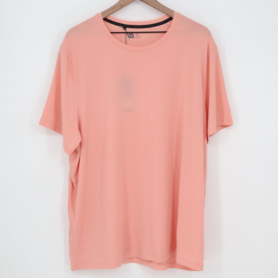 VRST Mens SS Icon Tee Pink Bloom Short Sleeve T-Shirt XXL NEW