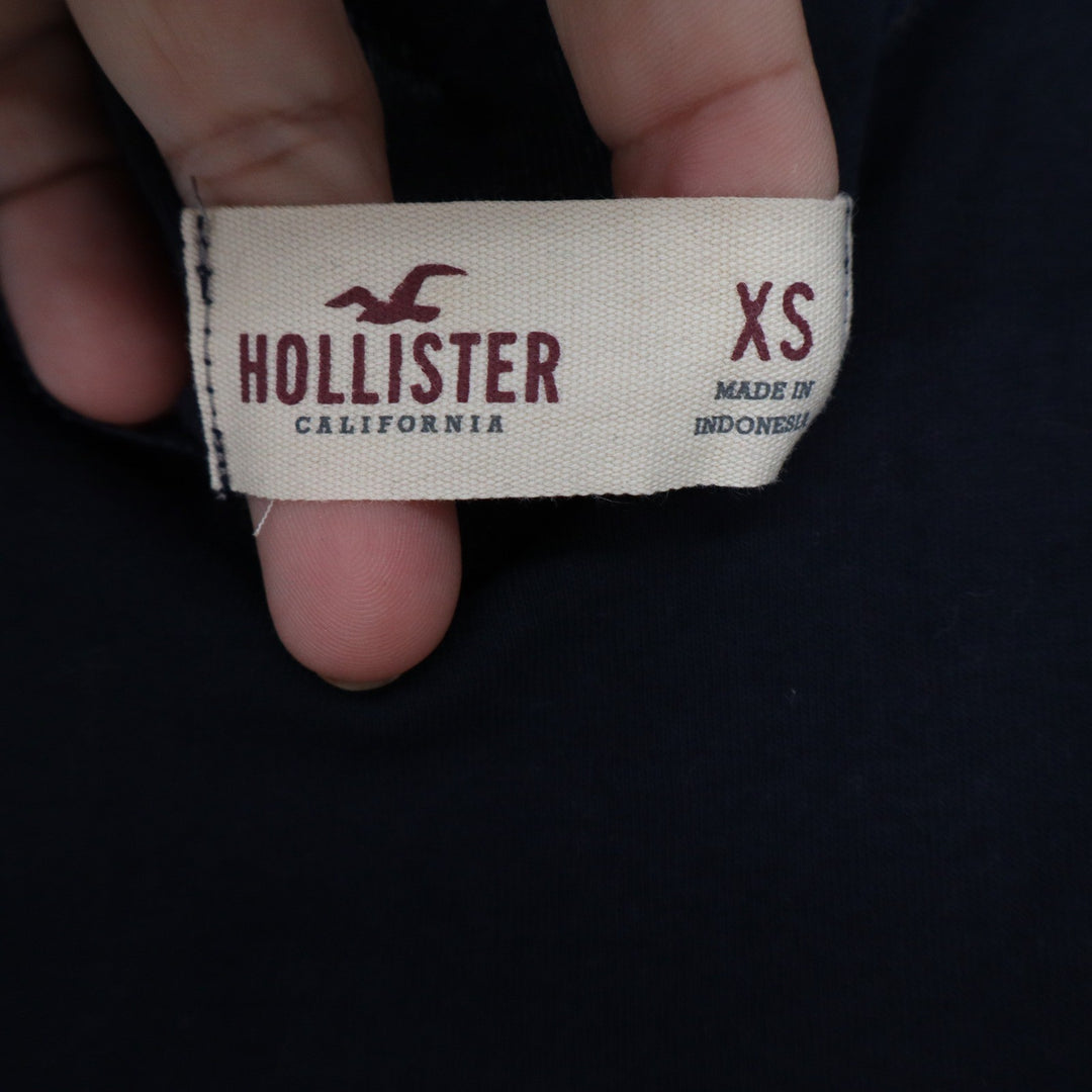 Hollister Navy Blue Lace Trim Ribbed Camisole Tank Top XS