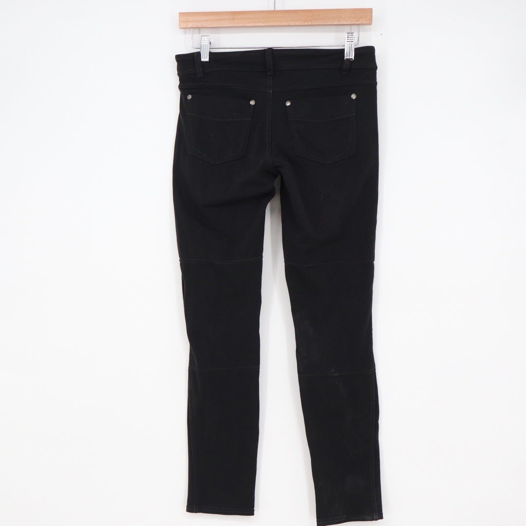 Athleta Metro Moto Leggings Black Petite SP Supplex Nylon Pants
