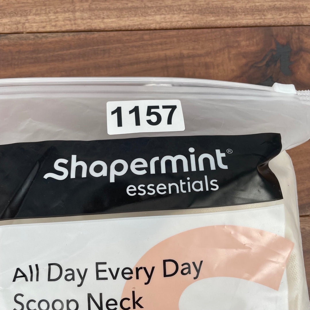 Shapermint Essentials All Day Every Day Scoop Neck Shapewear Tank Chai Size M