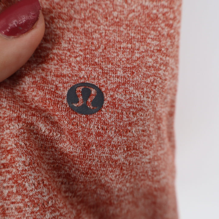 Lululemon T-Shirt Mens L Metal Vent Tech Orange Heathered Better Each Day