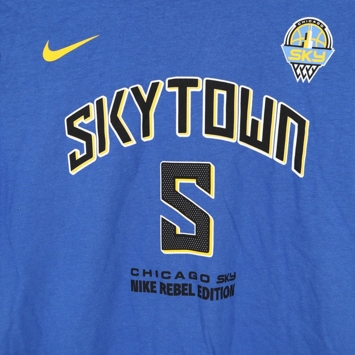 Nike Angel Reese Chicago Sky Rebel Edition Blue T-Shirt Youth L 14/16