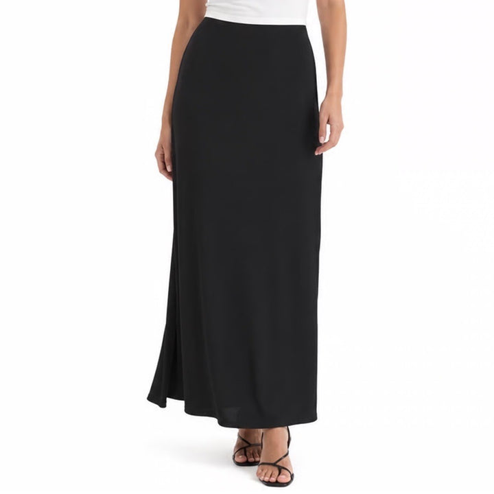 Gap Straight&Pencil Skirt Womens Medium Black Stretch Knitted Pull On Narrow Cut