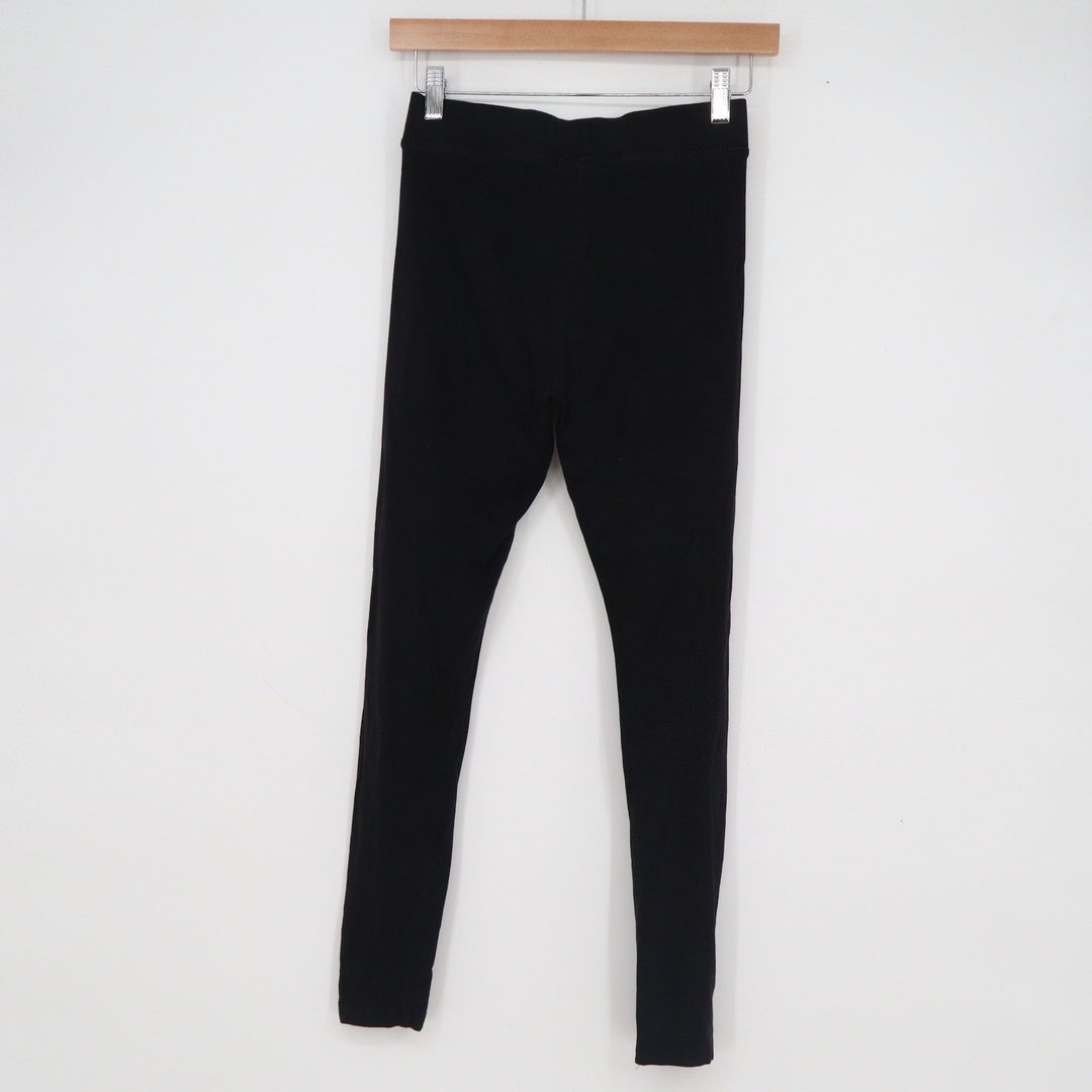 Forever 21 Womens Solid Black Elastic Waist Slim Fit Leggings Size Small