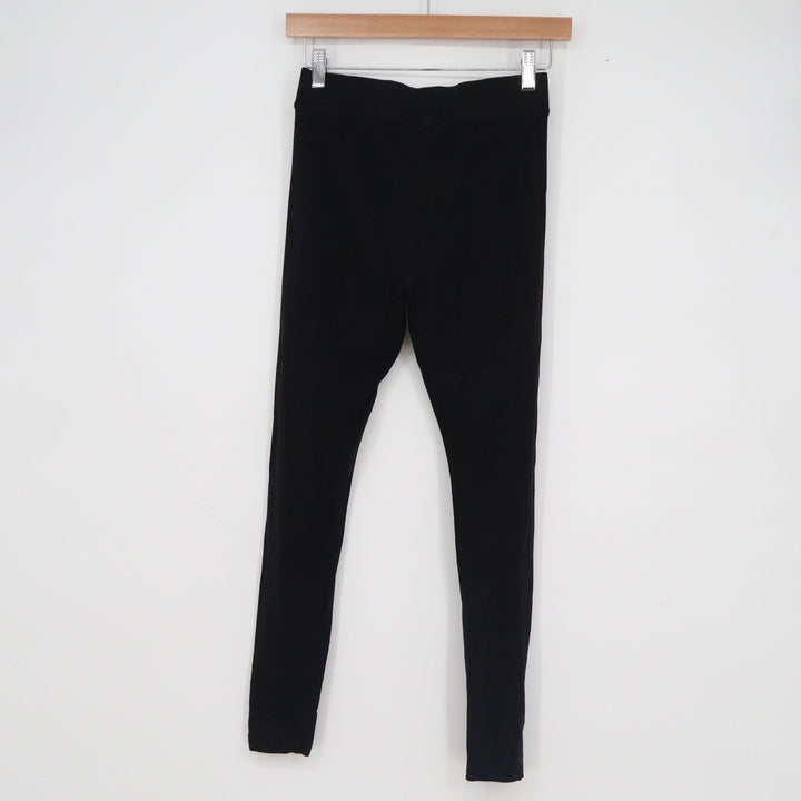 Forever 21 Womens Solid Black Elastic Waist Slim Fit Leggings Size Small