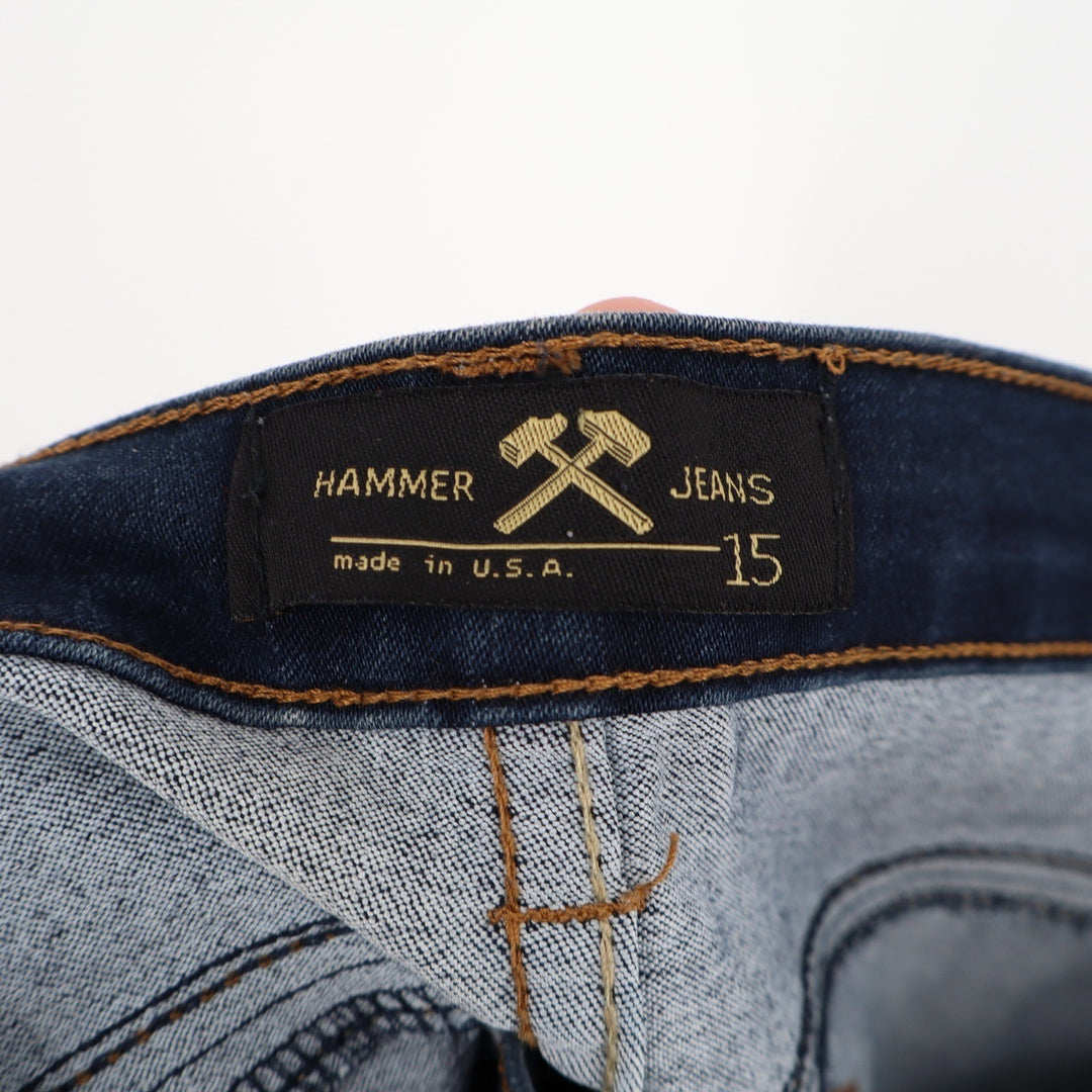 Hammer Jeans Womens Size 15 Dark Wash Skinny Denim Made in USA Style 4805