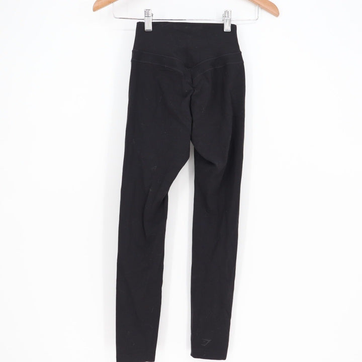 Gymshark Black High Waisted V Waist Leggings XS