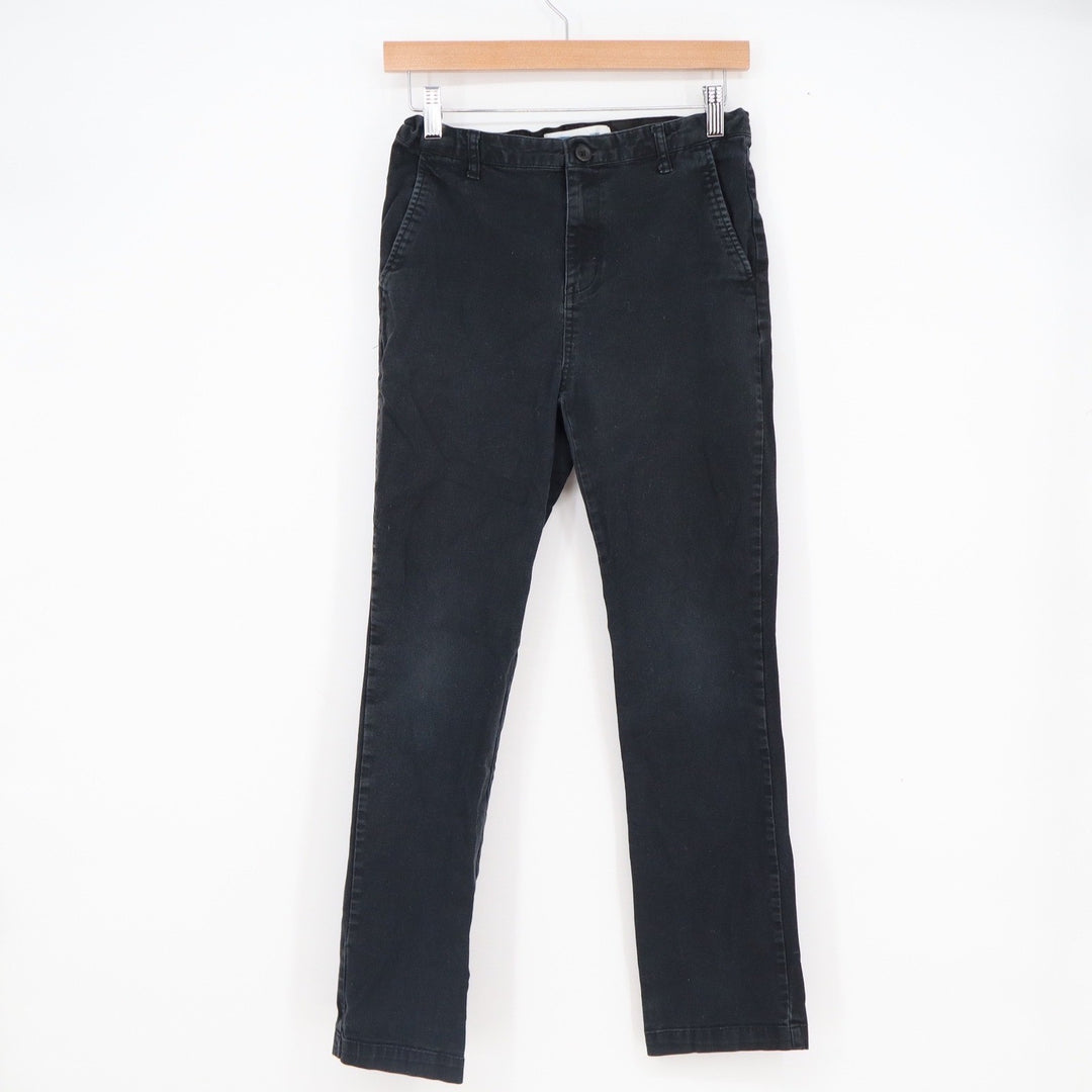 Old Navy Boys Skinny Built-In Flex Pants Black Size 16 Twill Chinos