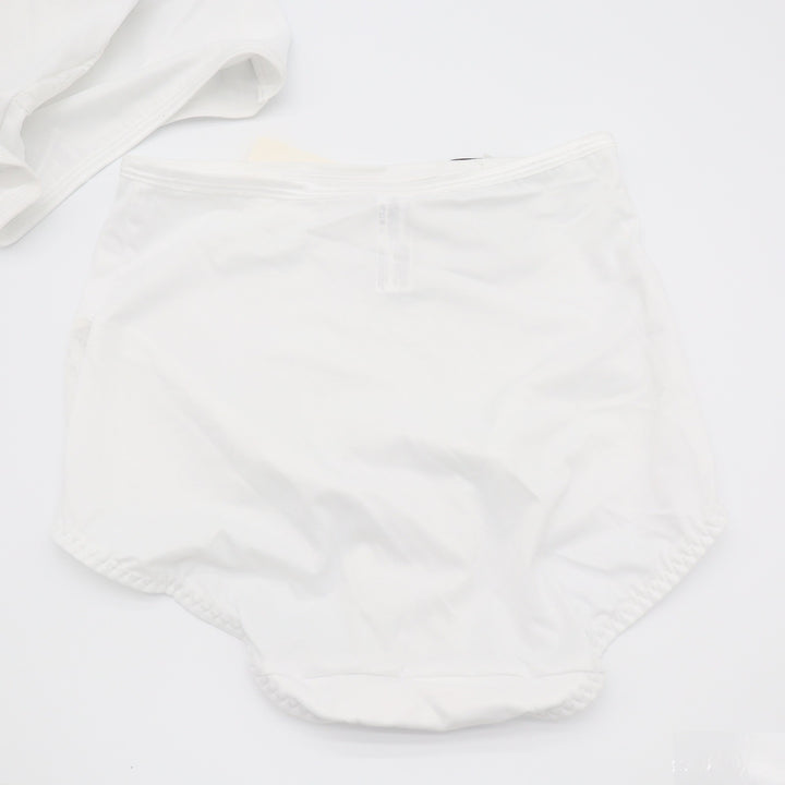 Bali Tummy Solutions White High Waist Brief Shapewear Lace Trim DFX054 Mens M